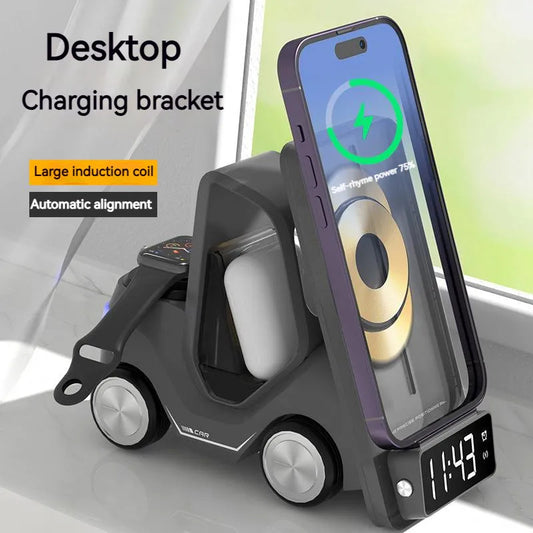 5 in 1 Smart Desktop Wireless Charger
