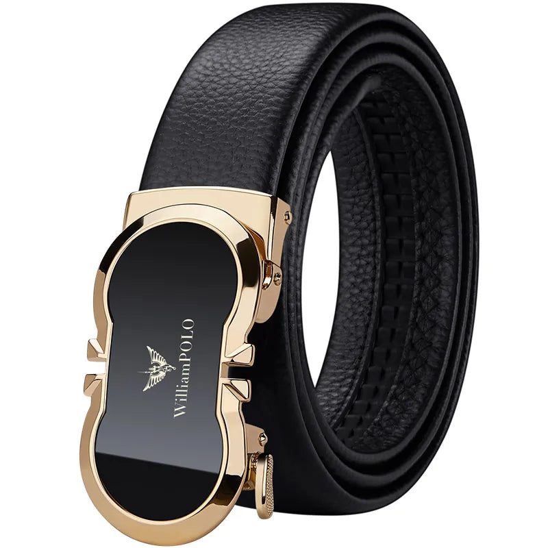 Genuine Leather Automatic Belt for Men - Stylish & Formal┃MB383