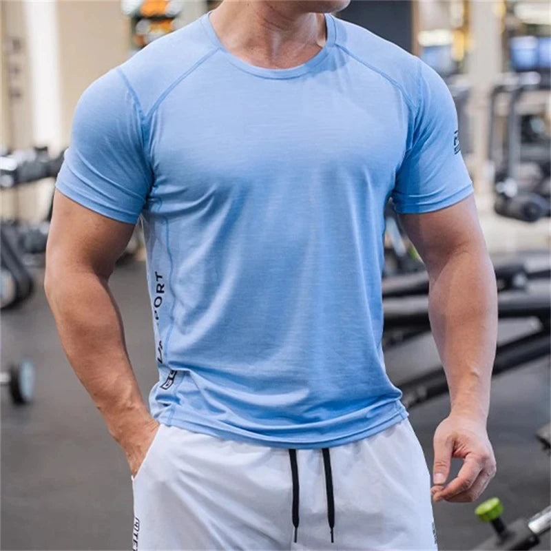 Men's Quick-Dry Casual Sports T-Shirt - Breathable & Comfortable┃MTSH308