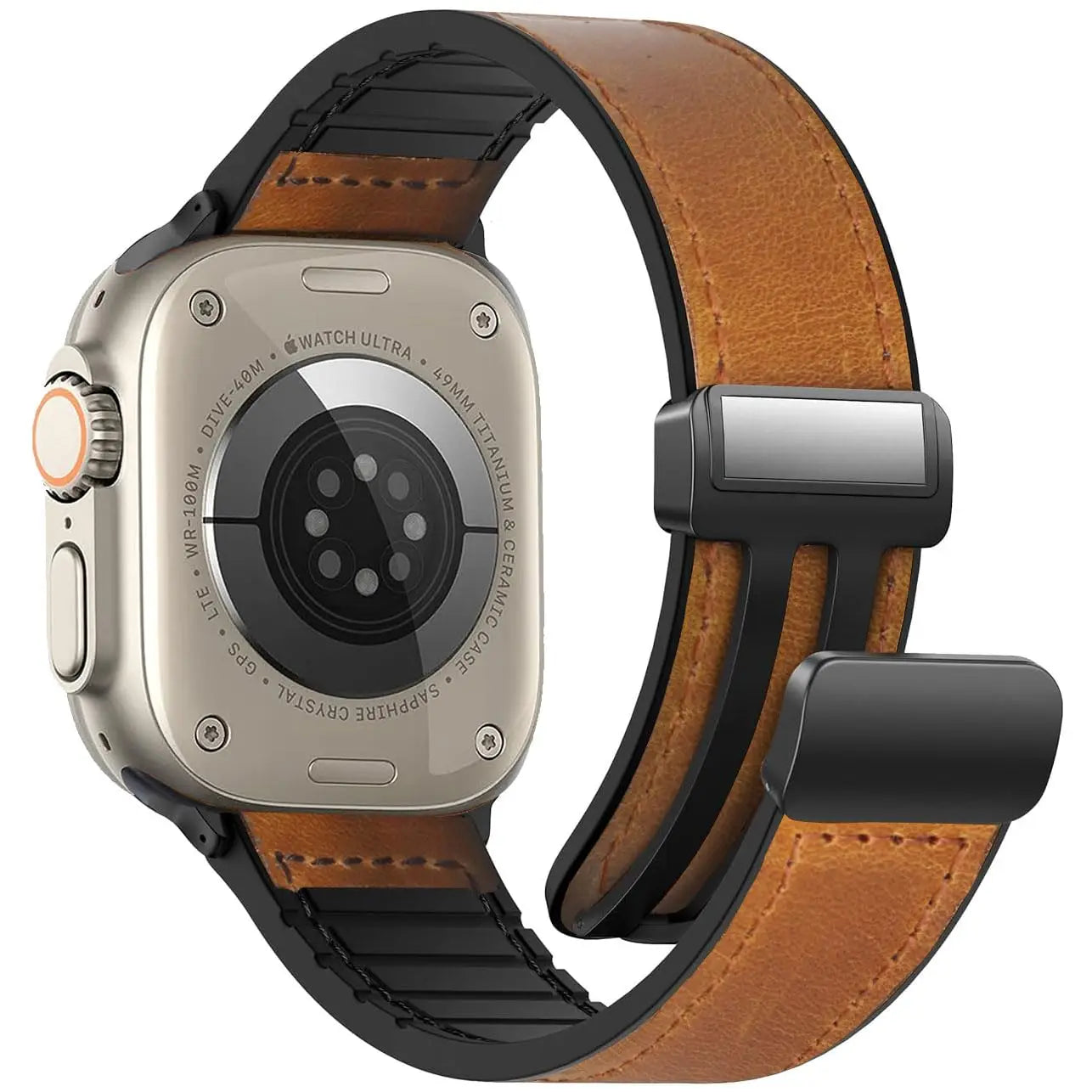 Magnetic Leather Strap for Apple Watch (All Series) | WS904