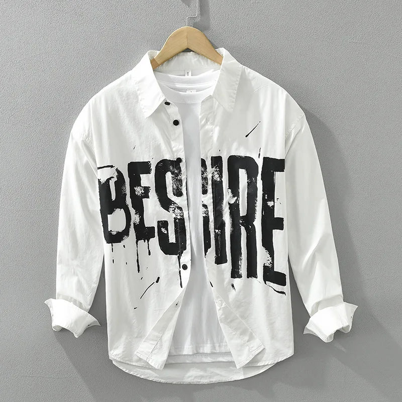 Men's Spring Cotton Long Sleeve Shirt - Casual & Soft┃MSH305