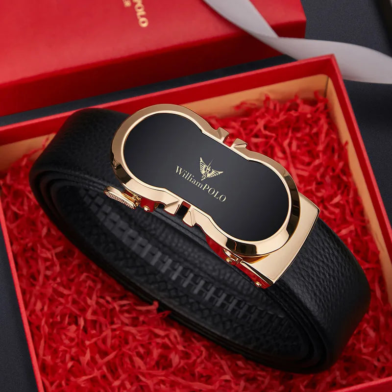 Genuine Leather Automatic Belt for Men - Stylish & Formal┃MB383