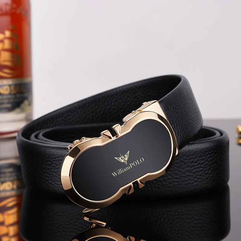 Genuine Leather Automatic Belt for Men - Stylish & Formal┃MB383
