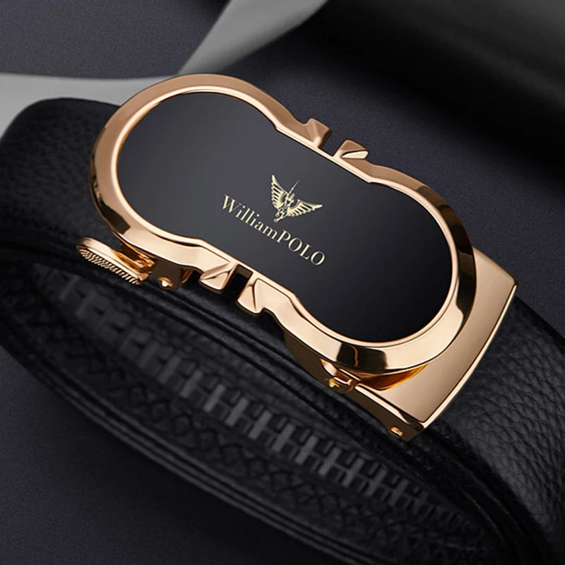 Genuine Leather Automatic Belt for Men - Stylish & Formal┃MB383