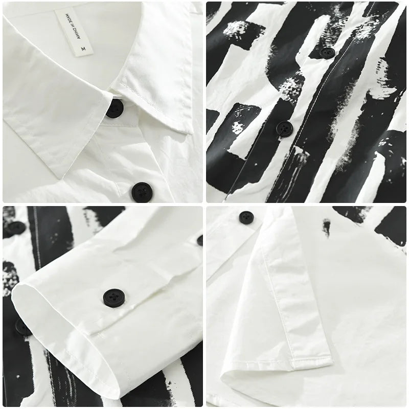 Men's Spring Cotton Long Sleeve Shirt - Casual & Soft┃MSH305