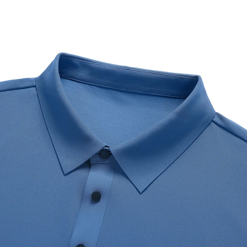 Men's Summer Polo Shirt - Ice Silk, Quick-Dry, Breathable┃MPSH497