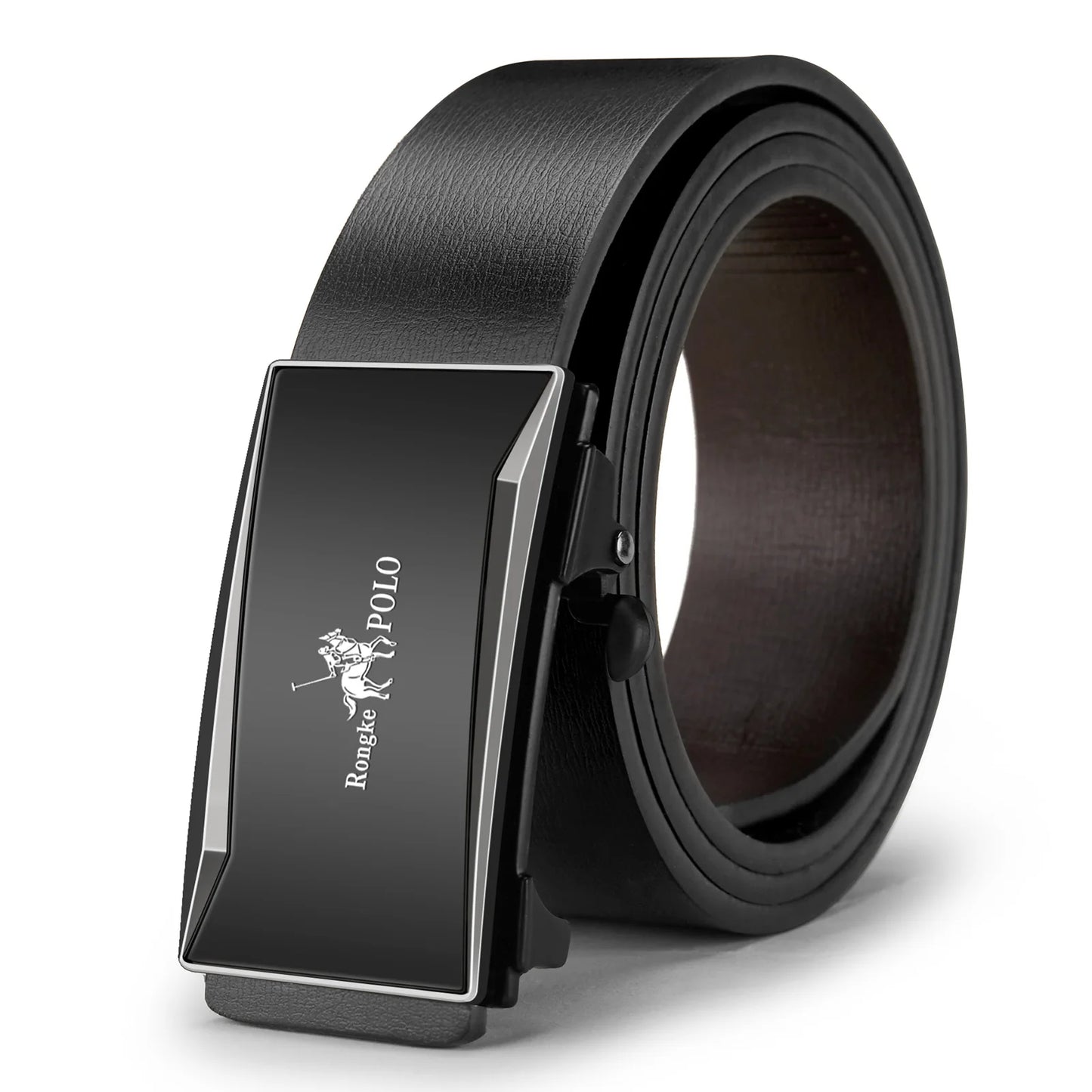 OYIFAN Men’s Automatic Leather Ratchet Belt – Adjustable & Stylish┃MB399