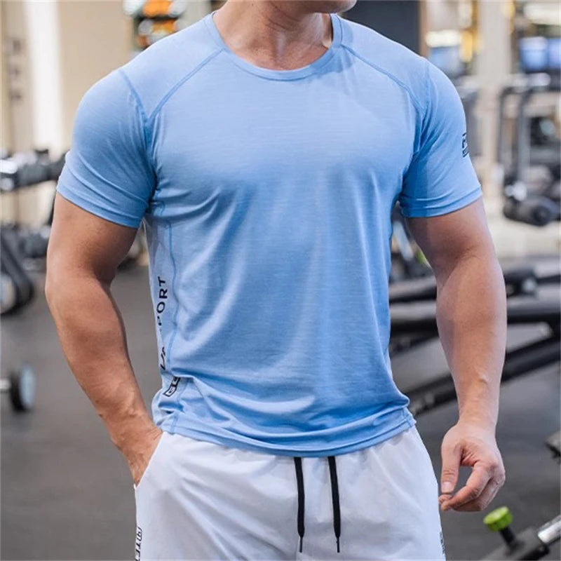 Men's Quick-Dry Casual Sports T-Shirt - Breathable & Comfortable┃MTSH308
