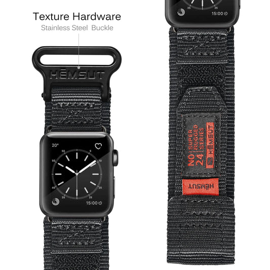 Rugged Nylon Sport Band for Apple Watch (38–45mm) | WS909