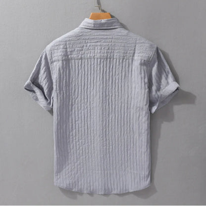 Men's Casual Solid Summer Shirt - Short Sleeve┃MSH300