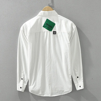 Men's Spring Cotton Long Sleeve Shirt - Casual & Soft┃MSH305