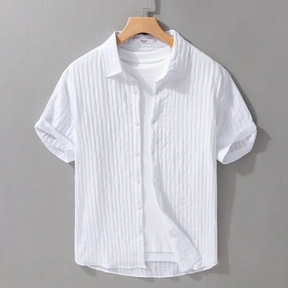 Men's Casual Solid Summer Shirt - Short Sleeve┃MSH300
