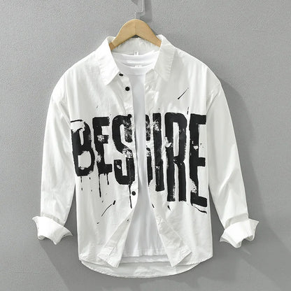 Men's Spring Cotton Long Sleeve Shirt - Casual & Soft┃MSH305