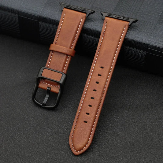 PU Leather Strap for Apple Watch Series 4-10 & Ultra 49mm | WS901