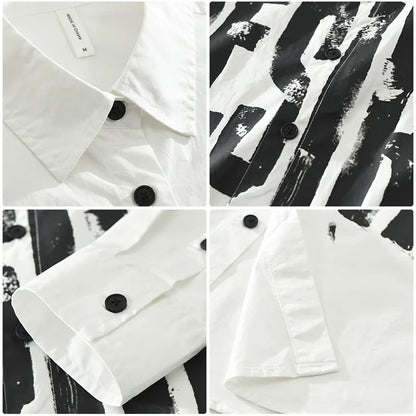 Men's Spring Cotton Long Sleeve Shirt - Casual & Soft┃MSH305