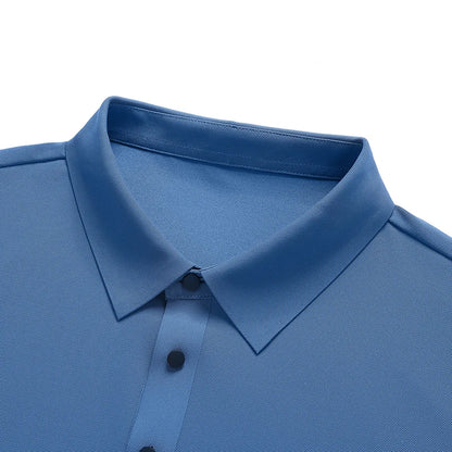 Men's Summer Polo Shirt - Ice Silk, Quick-Dry, Breathable┃MPSH497