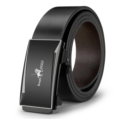 OYIFAN Men’s Automatic Leather Ratchet Belt – Adjustable & Stylish┃MB399