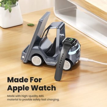 5 in 1 Wireless Charger Phone Holder 15W Fast Charging Dock Station For iPhone 14 13 Apple Watch 8 7 6 IWatch Airpods Pro