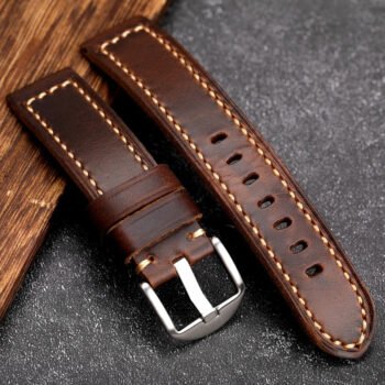 Handmade Leather Strap for Military Watches - 20-24MM | WS908