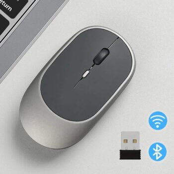 Rechargeable Wireless Mouse - Dual Mode Bluetooth & USB┃M201