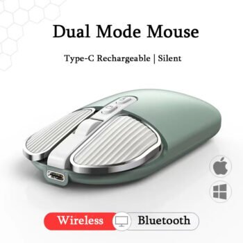 Rechargeable 2.4GHz Bluetooth Wireless Silent Gaming Mouse┃M207