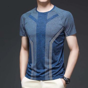 Men’s Quick-Dry Fitness T-Shirt – Casual Streetwear for Outdoors┃MTSH311