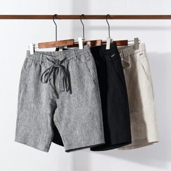 Men's Linen Casual Beach Shorts - Breathable & Comfortable┃MS395