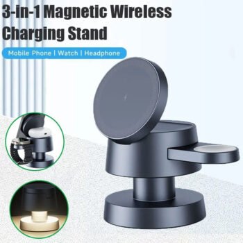 4 in 1 Magnetic Night Light Wireless Charger Stand (4in1Charger101)